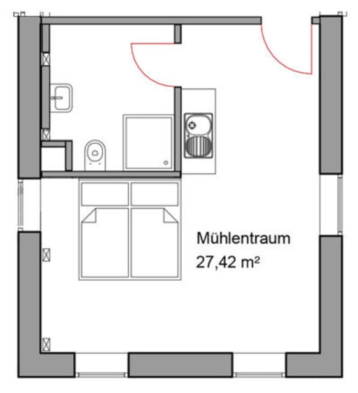 Wassermuehle Deppendorf Hotel Bielefeld Room photo